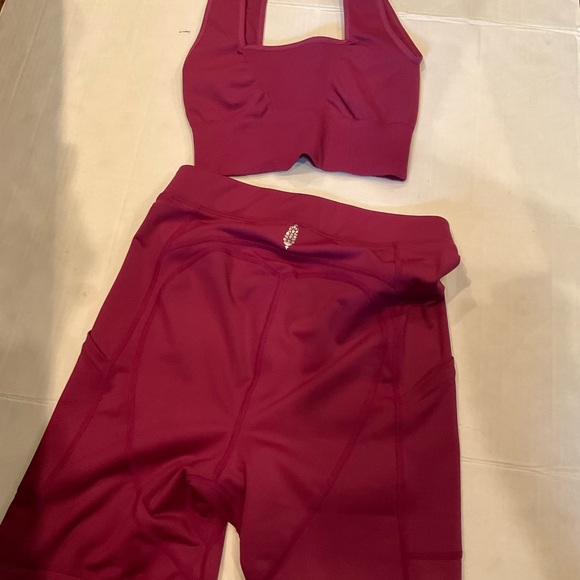 Free People Good Karma Square Neck bra and shorts - Picture 3 of 3